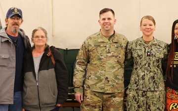 Staff Sgt. Young promoted by family