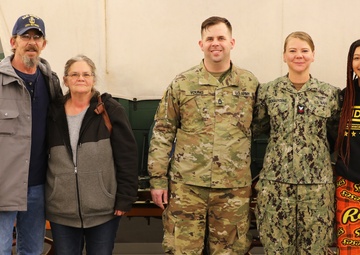 Staff Sgt. Young promoted by family