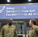 Command Chief Master Sgt. Williams visits the 186th AOG