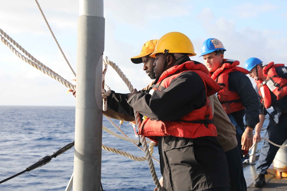 USS Thomas Hudner Deploys in U.S. 6th Fleet