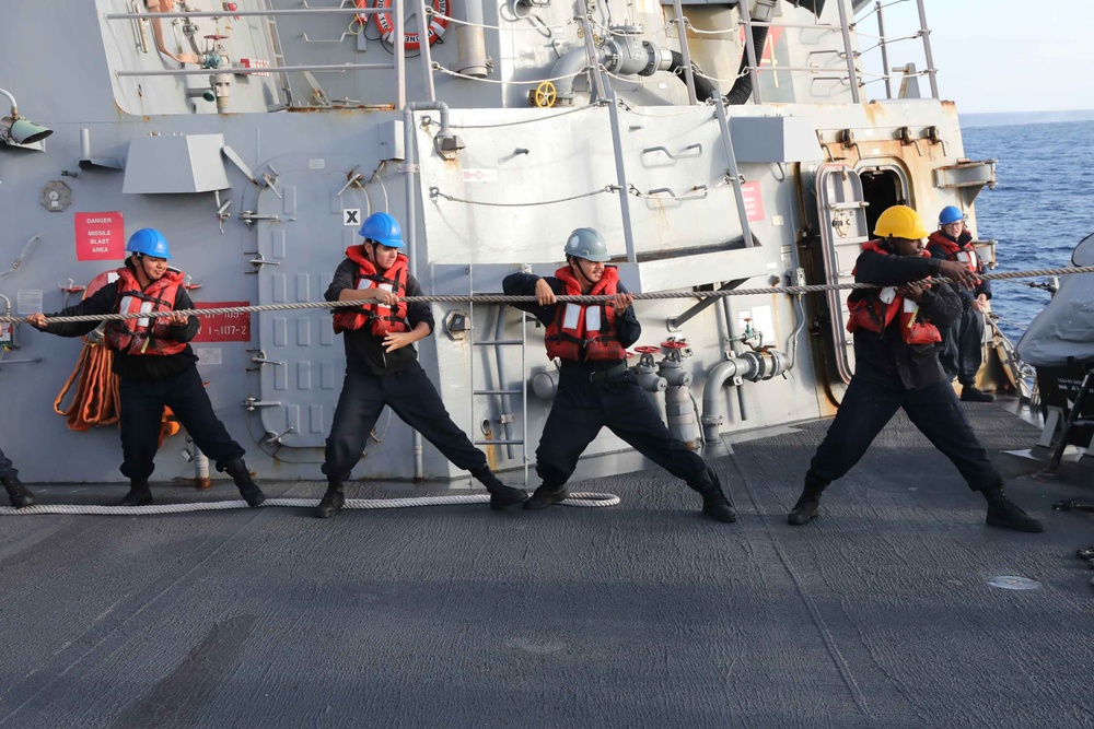 USS Thomas Hudner Deploys in U.S. 6th Fleet