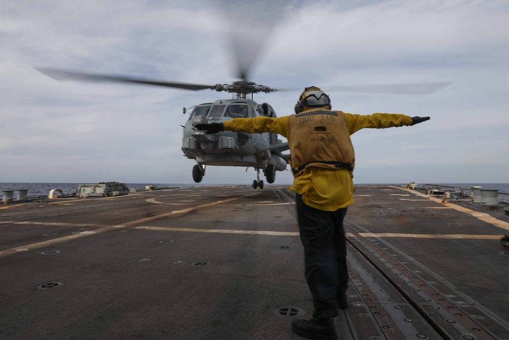 USS Thomas Hudner Deploys in U.S. 6th Fleet