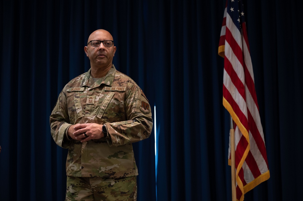 102nd Medical Group Senior Enlisted Leader promotes to Chief Master Sergeant