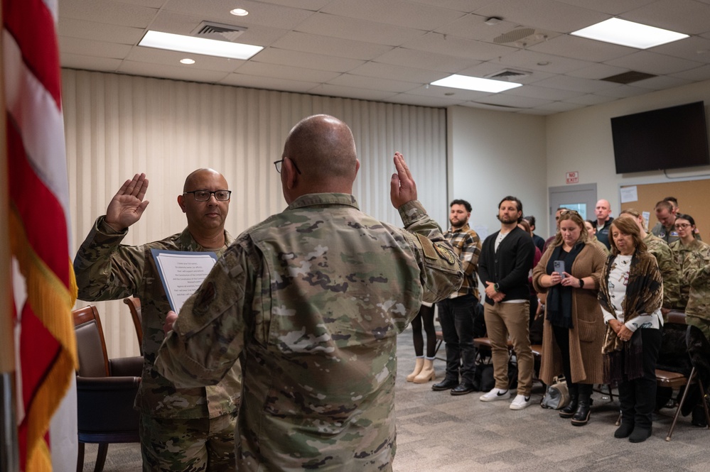 102nd Medical Group Senior Enlisted Leader promotes to Chief Master Sergeant