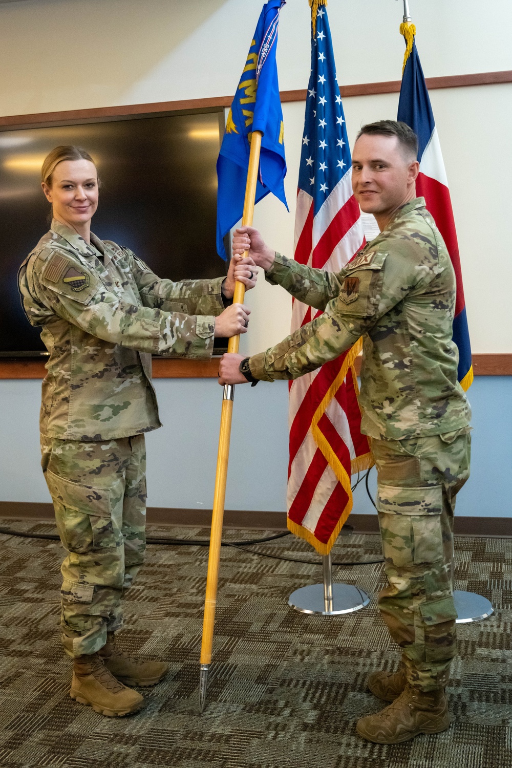 140th Maintenance Squadron change of command