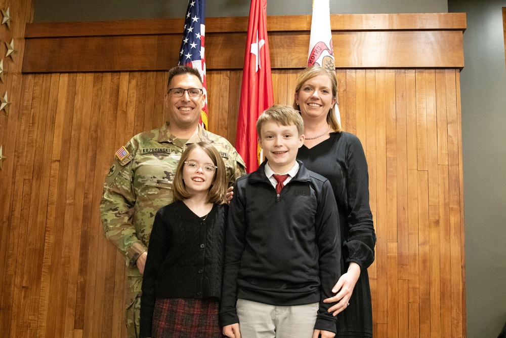 FROM ROTC CADET TO LIEUTENANT COLONEL, AN ILLINOIS ARMY NATIONAL GUARD SOLDIER FROM CHATHAM GETS PROMOTED