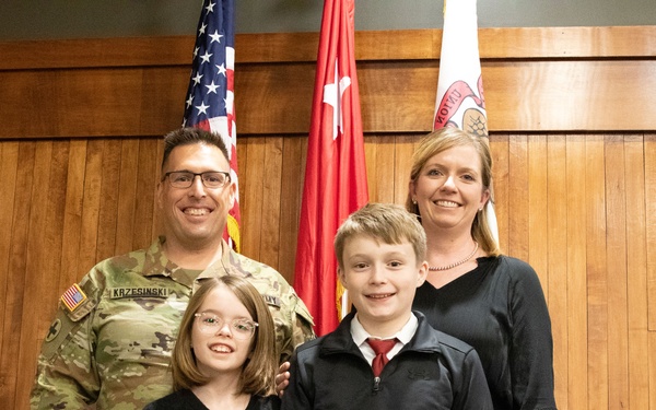 FROM ROTC CADET TO LIEUTENANT COLONEL, AN ILLINOIS ARMY NATIONAL GUARD SOLDIER FROM CHATHAM GETS PROMOTED