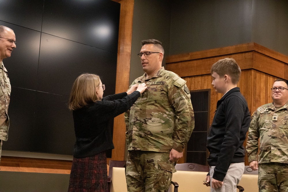 FROM ROTC CADET TO LIEUTENANT COLONEL, AN ILLINOIS ARMY NATIONAL GUARD SOLDIER FROM CHATHAM GETS PROMOTED