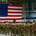 Command Chief Master Sgt. Maurice Williams visits the 186th Air Refueling Wing