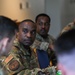 Command Chief Master Sgt. Maurice Williams visits the 186th Air Refueling Wing