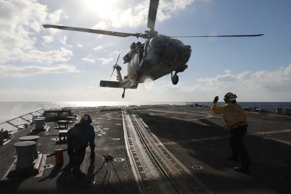 USS Thomas Hudner Deploys in U.S. 6th Fleet