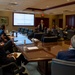 Mr. Matthew Swartz, executive director and chief of staff for U.S. Fleet Forces Command, spoke at the first meeting of 2024 for the Greater Norfolk Corporation (GNC) Executive Committee, Jan. 4, 2024.