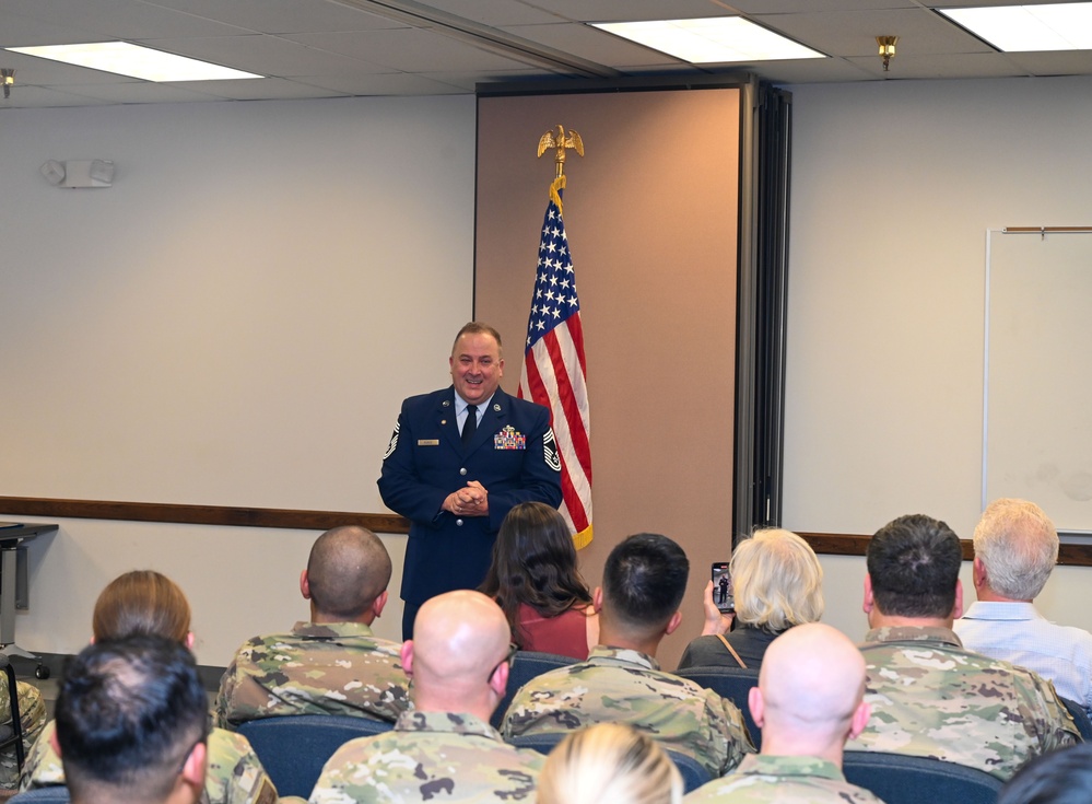 74th Aerial Port Squadron Superintendent Retires