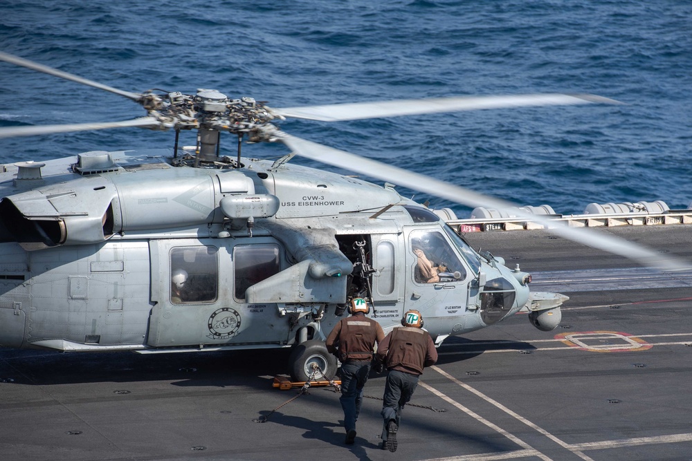 IKE Conducts Flight Operations in 5th Fleet Area of Operations