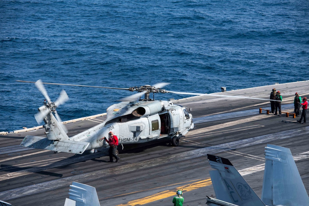 IKE Conducts Flight Operations in 5th Fleet Area of Operations