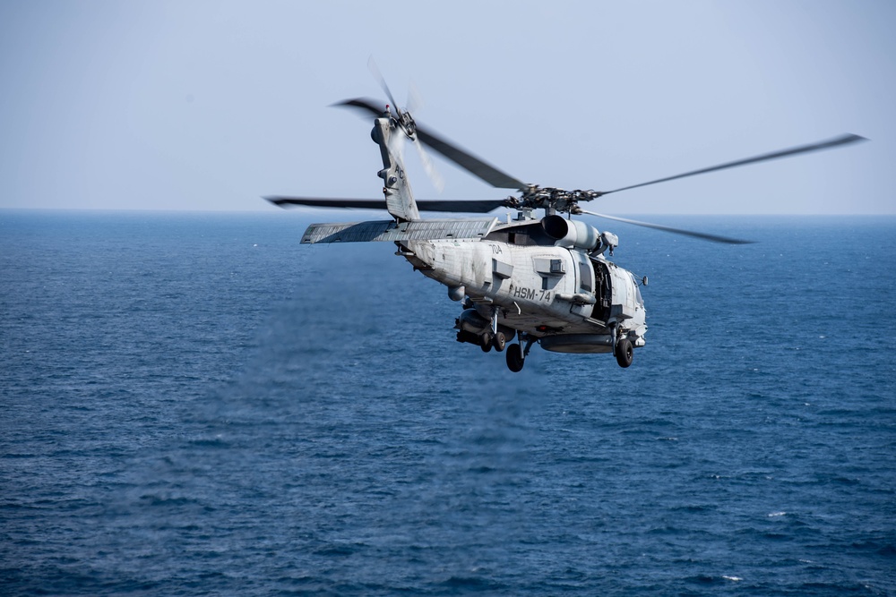 IKE Conducts Flight Operations in 5th Fleet Area of Operations