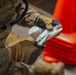 U.S. Army Reserve Soldier prepares a Nasopharyngeal Airway during Combat Lifesaver Course