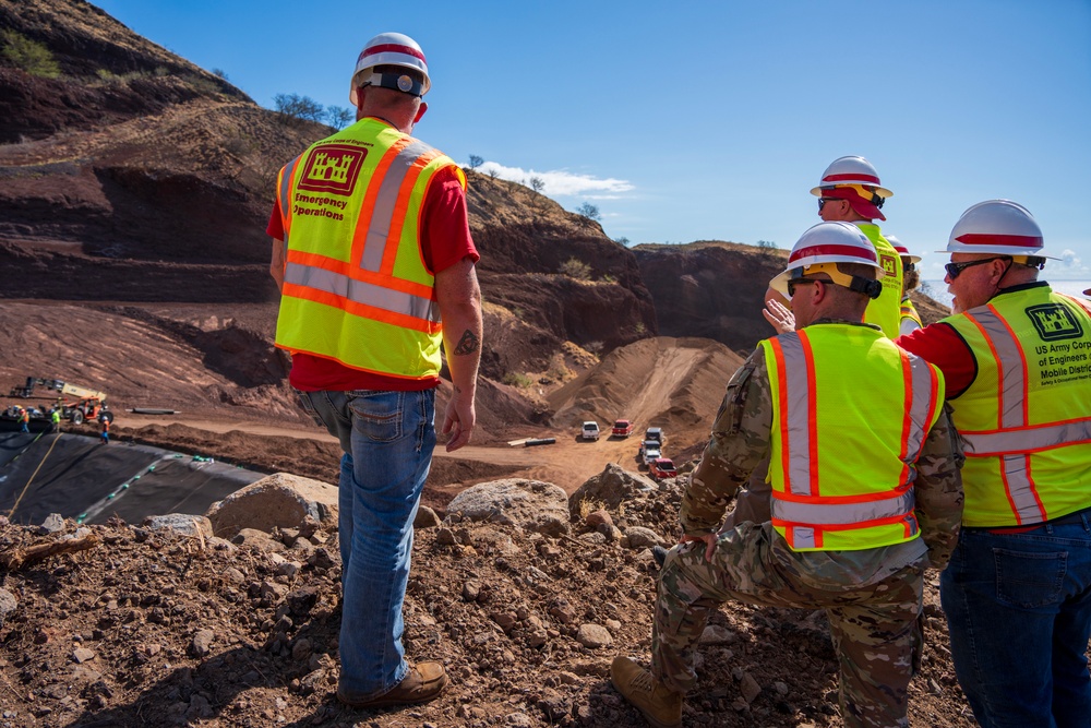 USACE making progress on temporary debris site