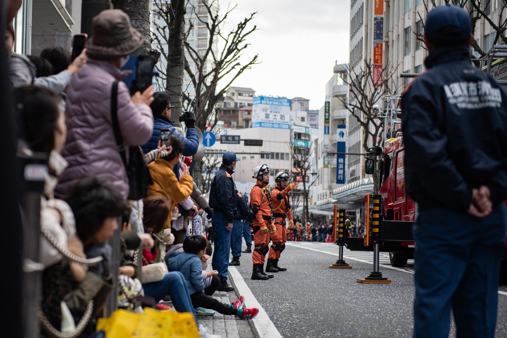 Yokosuka Fire Engine Parade