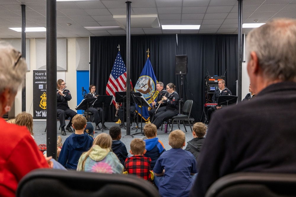 Navy Band Southeast Gives Clinic to Local Cub Scout Group