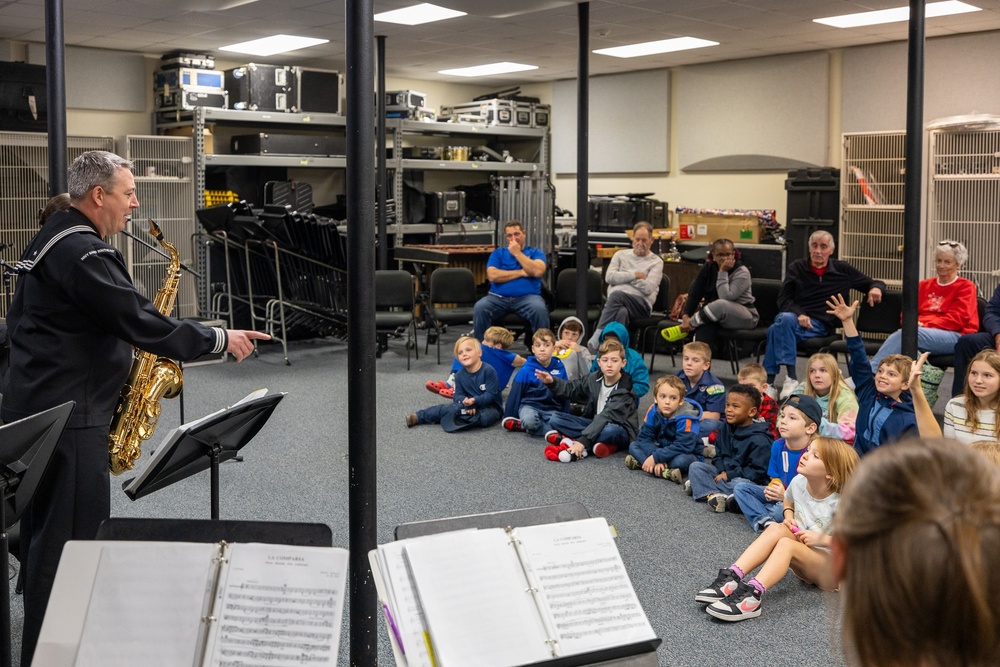 Navy Band Southeast Gives Clinic to Local Cub Scout Group