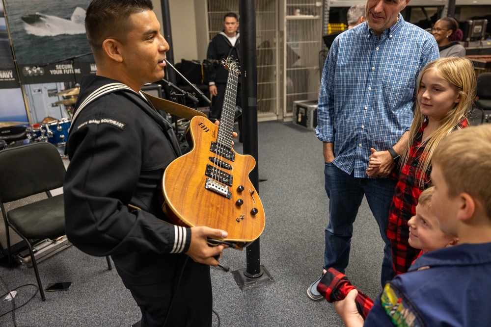 Navy Band Southeast Gives Clinic to Local Cub Scout Group