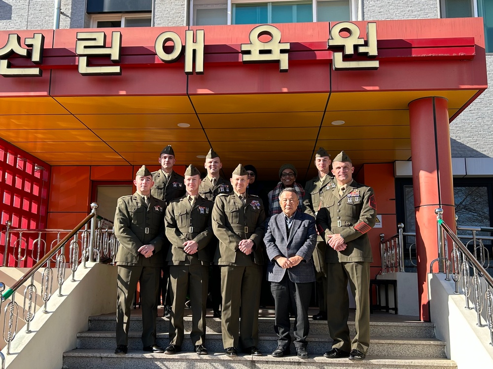 U.S. Marines from Camp Mujuk Volunteer at Sunrin Orphanage