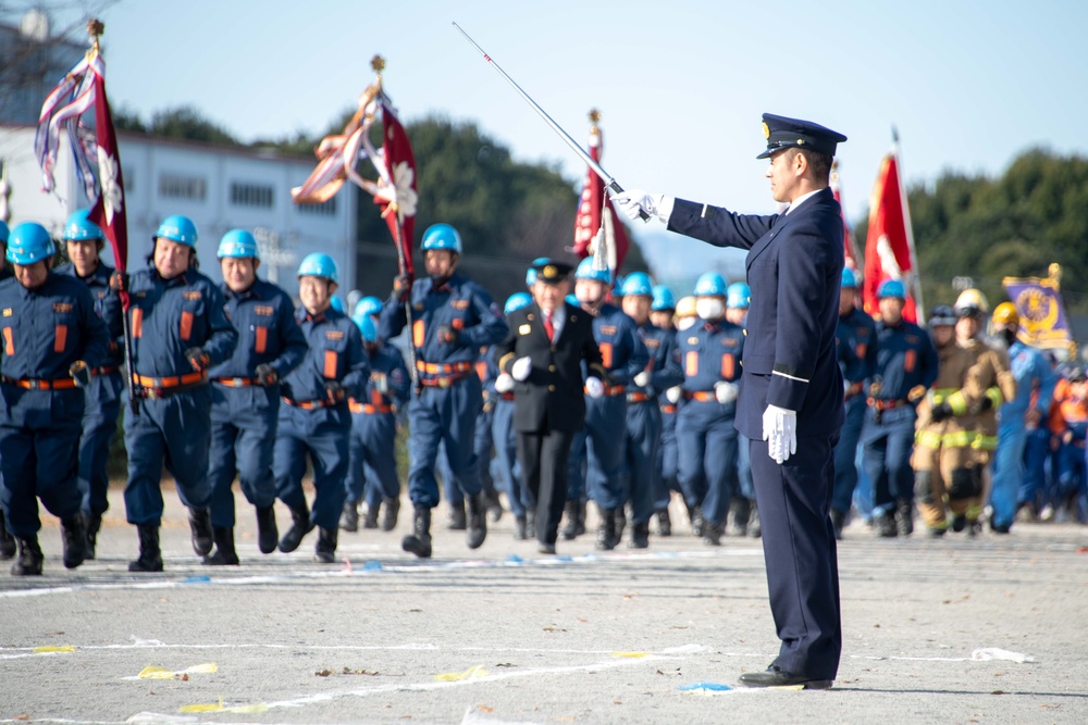 Yamato City Fire Department New Year's Ceremony