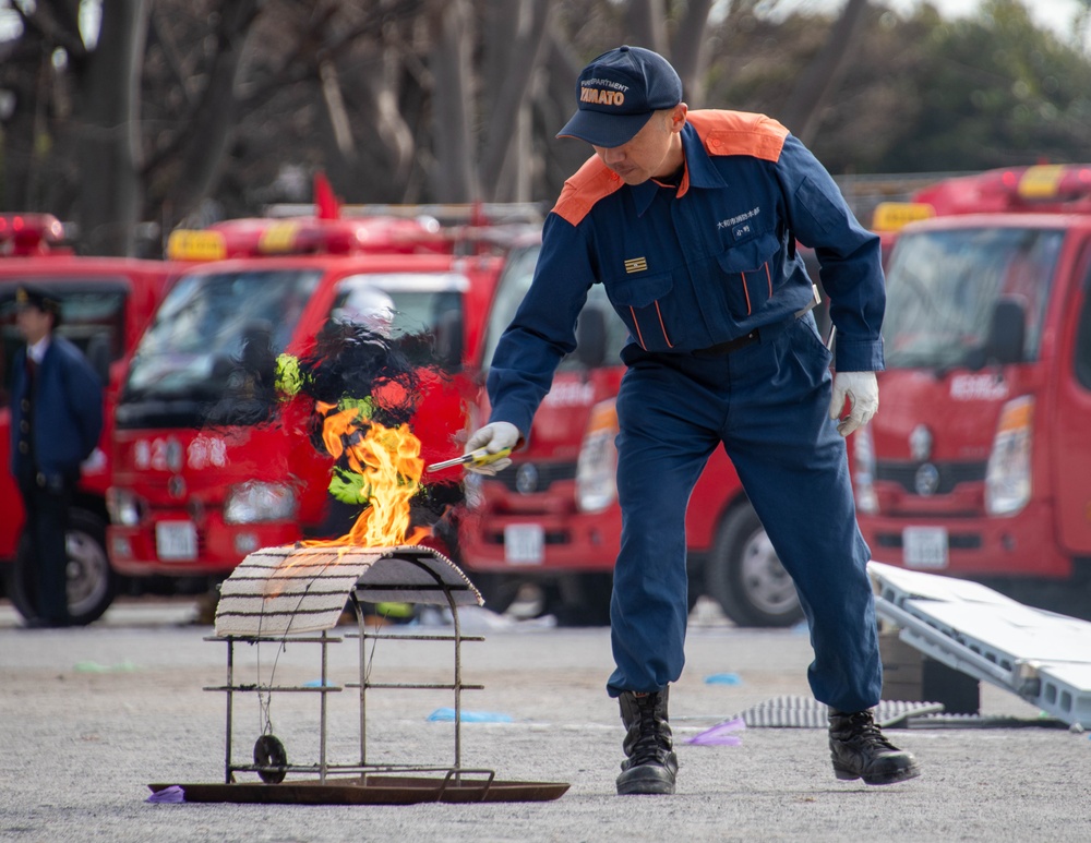 Yamato Fire Department New Year’s Ceremony