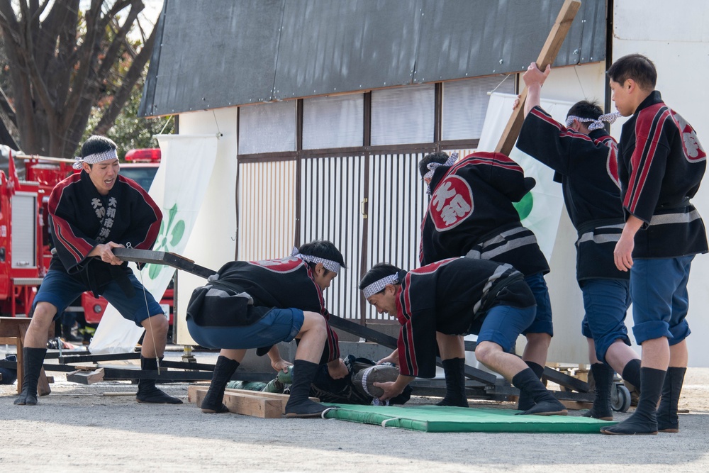 Yamato Fire Department New Year’s Ceremony