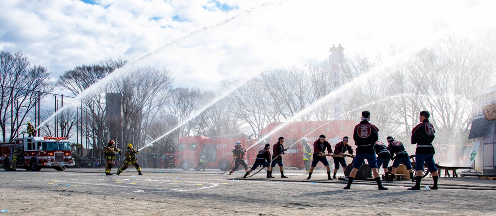 Yamato Fire Department New Year’s Ceremony