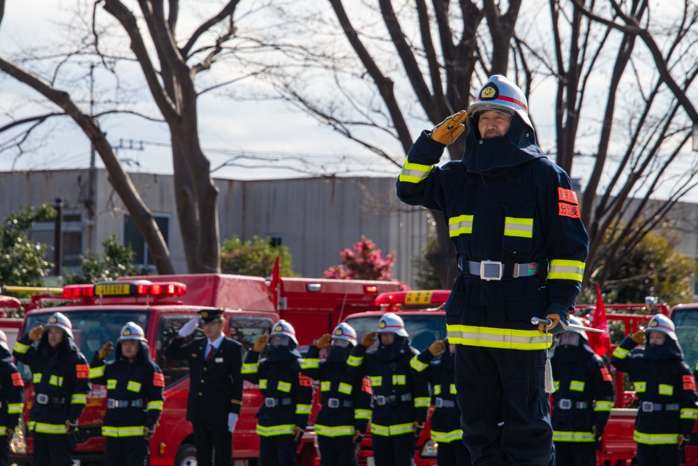 Yamato Fire Department New Year’s Ceremony