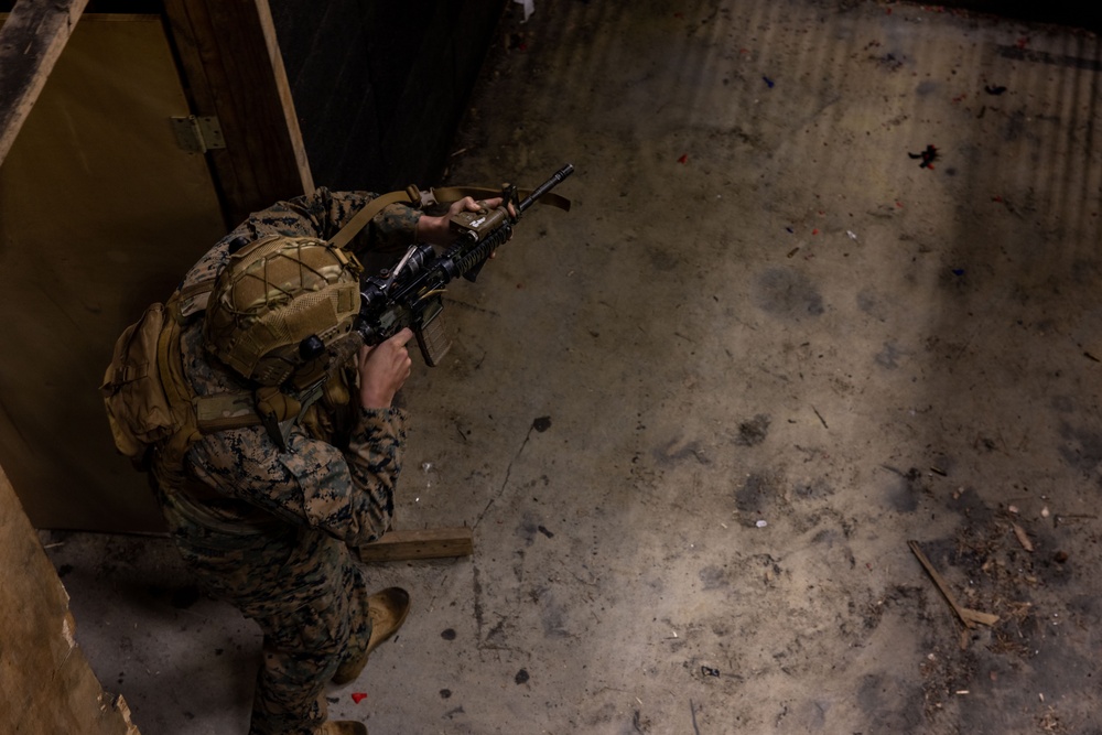 Breacher Up! Weapons Company Battalion, Landing Team 1/1 conduct live fire shoot house