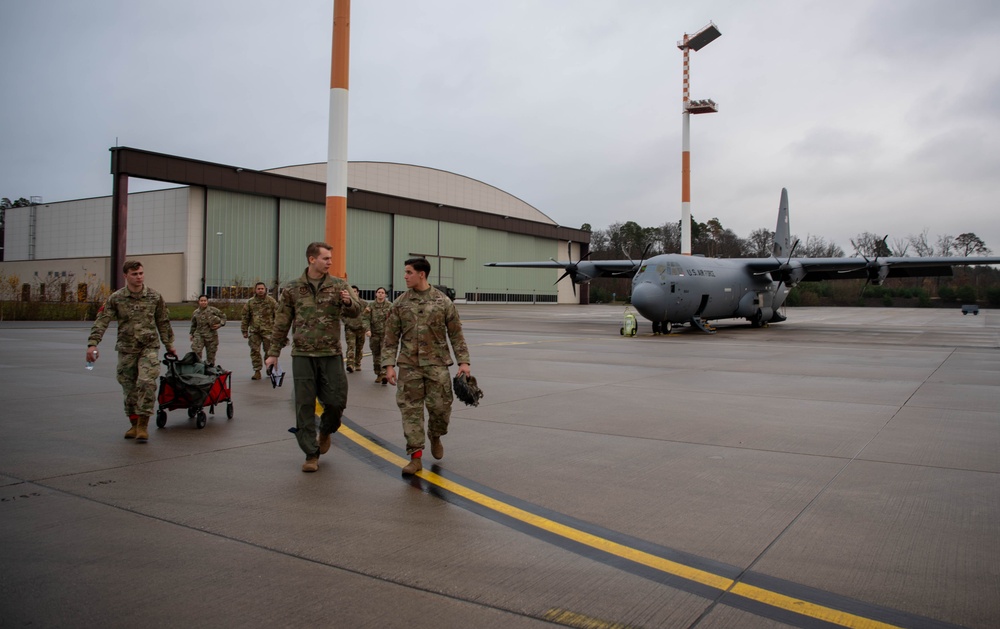 Ramstein AB performs routine training