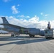 191st Aircraft Maintenance Squadron De-icing  KC-135 at Selfridge Air National Guard Base