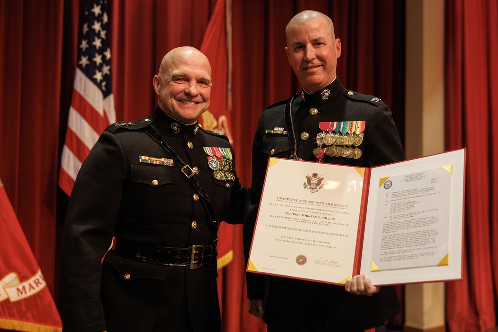 North Carolina native, Colonel Miller retires after 28 years of service