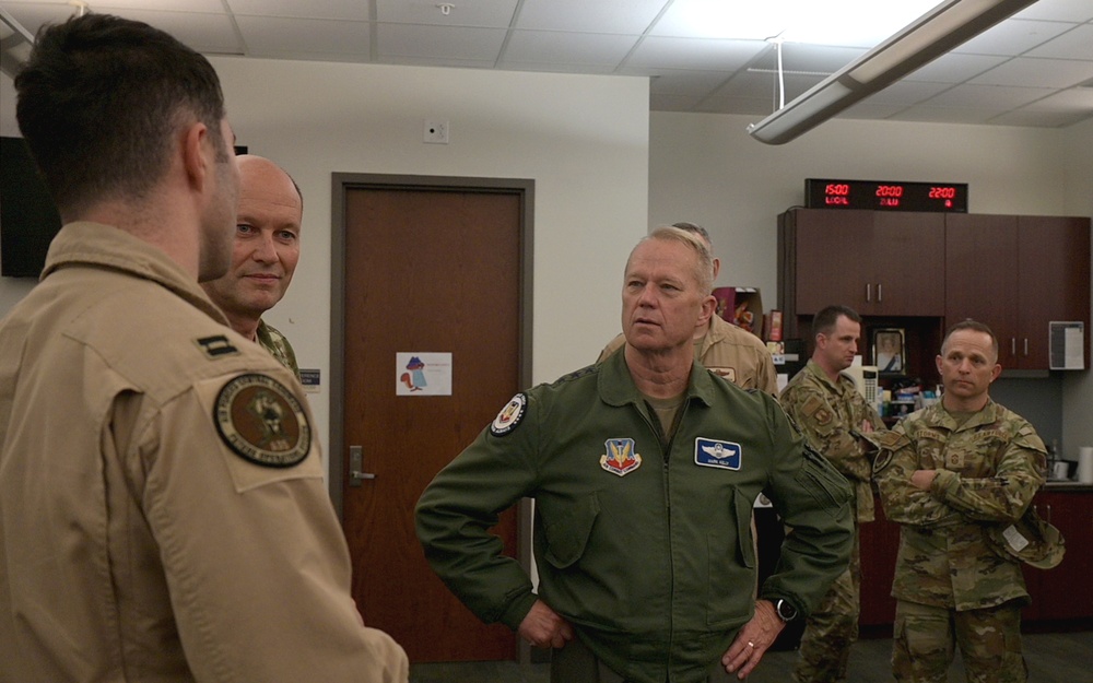 COMACC visits AFCENT Airmen at Shaw AFB