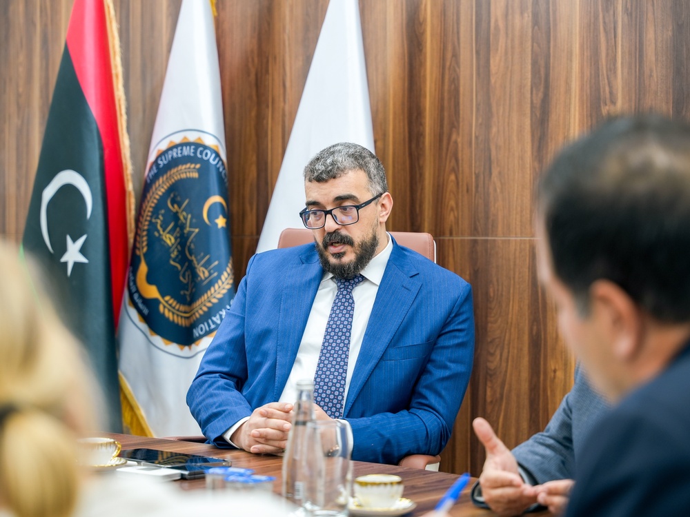 USAID meets with Ministry of Local Governance in Tripoli.