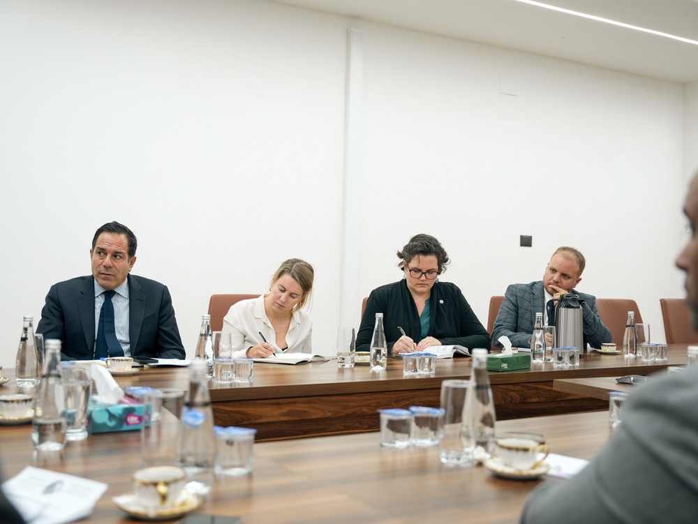 USAID meets with Ministry of Local Governance in Tripoli.