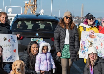 USCGC Melvin Bell (WPC 1155) arrives to homeport after being delivered to Coast Guard