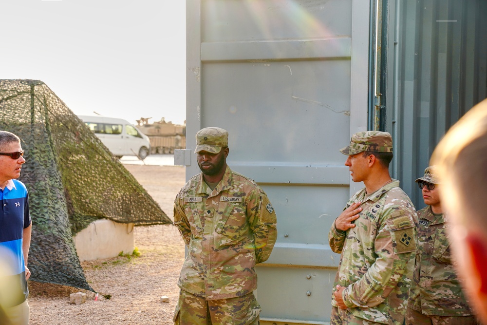 Dvids - Images - Csm Curtis Moss Visit Soldiers In Saudi Arabia [image 