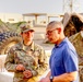 CSM Curtis Moss visit Soldiers in Saudi Arabia