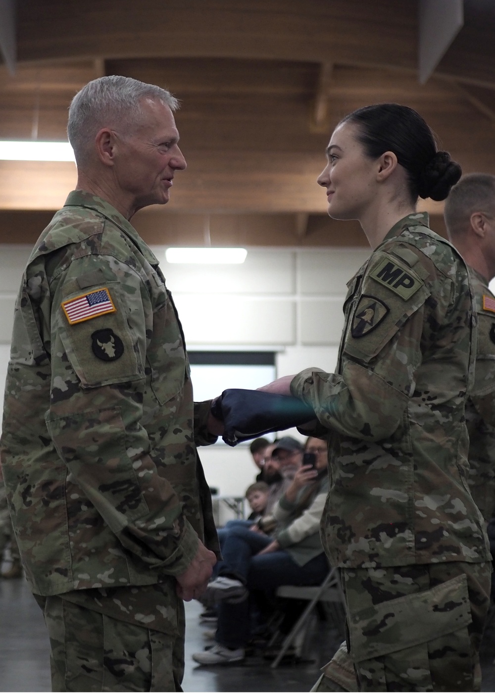 186th Military Police Company send-off ceremony