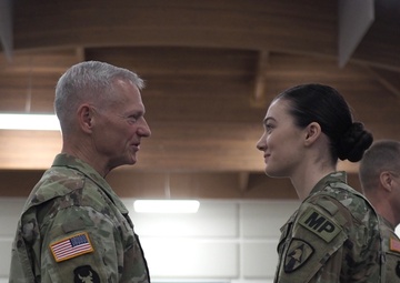 186th Military Police Company send-off ceremony