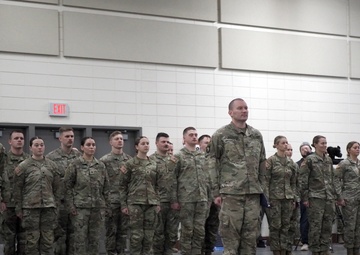 186th Military Police Company send-off ceremony