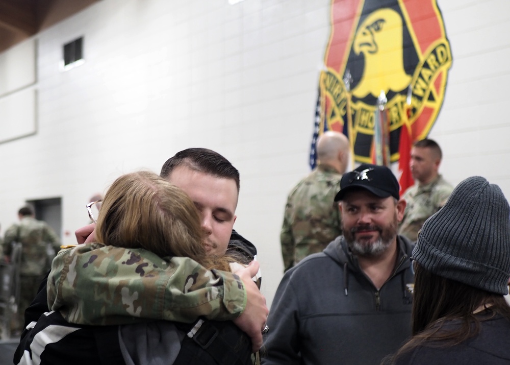 186th Military Police Company send-off ceremony