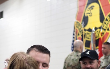 186th Military Police Company send-off ceremony