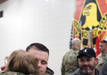 186th Military Police Company send-off ceremony