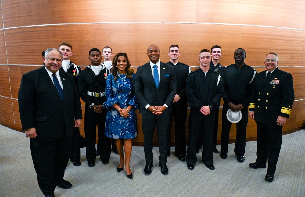 Secretary of the Navy Carlos Del Toro names the future USNS Bethesda (EMS 1)