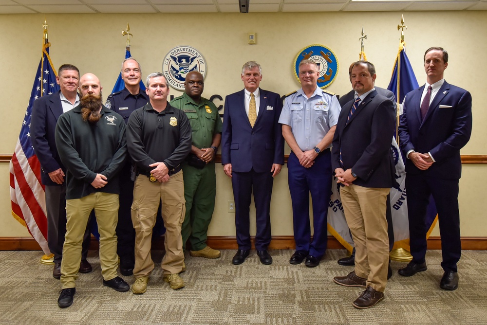 Homeland Security Task Force-Southeast leaders host Chargé d’Affaires Eric Stromayer in Miami